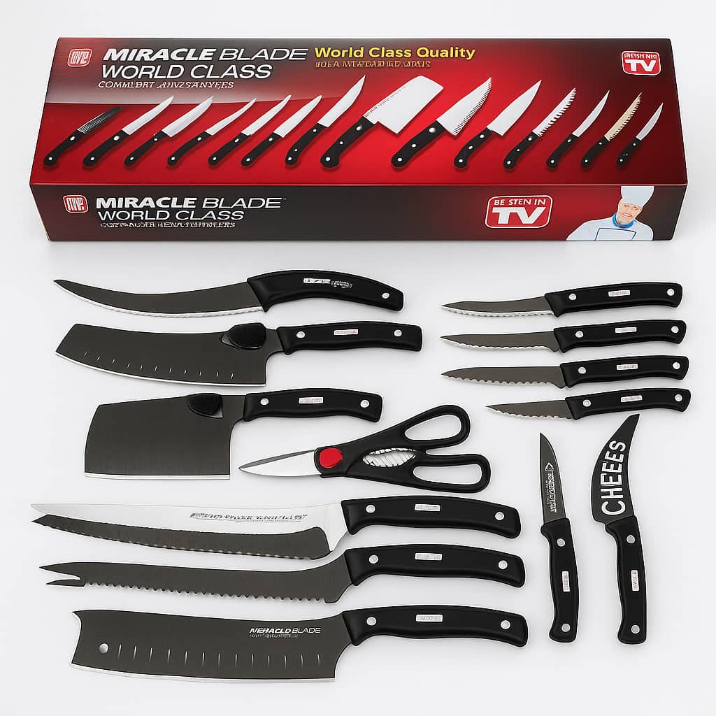 Kit de Cuchillos Premium Knife® – ¡COMPRA 3 Y LLEVA 13 SOLO HOY! ✨🔪