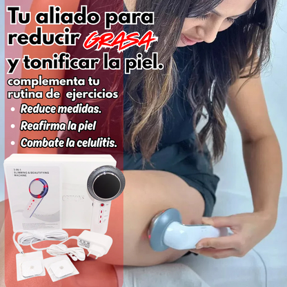 Masajeador Ultrasonido 3 en 1 de Cavitación.