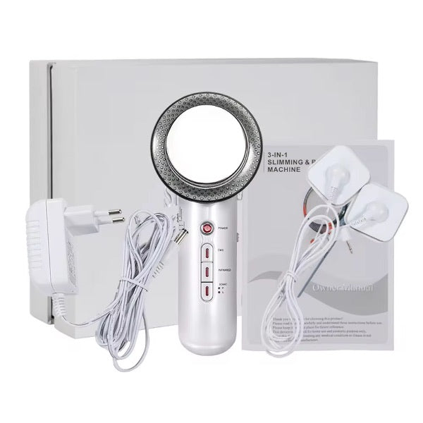 Masajeador Ultrasonido 3 en 1 de Cavitación.