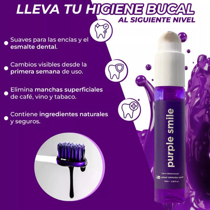 PURPLE SMILE SERUM CORRECTOR DE COLOR  DENTAL V34