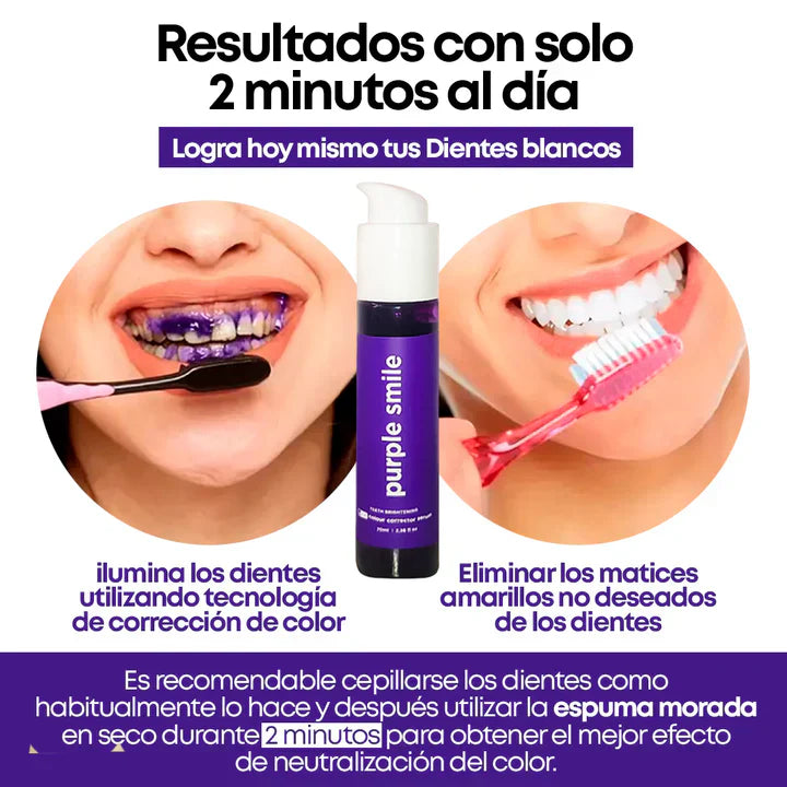 PURPLE SMILE SERUM CORRECTOR DE COLOR  DENTAL V34