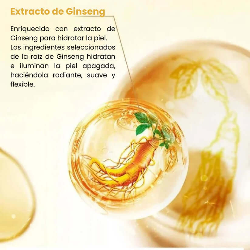 GINSENG Sérum Antiedad 😍 ¡COMPRA 1 Y RECIBE 2 SOLO HOY!