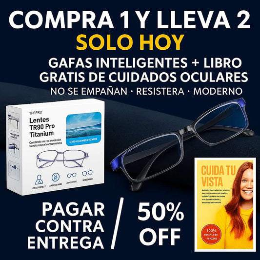 Gafas Inteligentes TR90 Titanium Pro - ¡PAGUE 1 Y LLEVE 2 SOLO HOY! 🔥