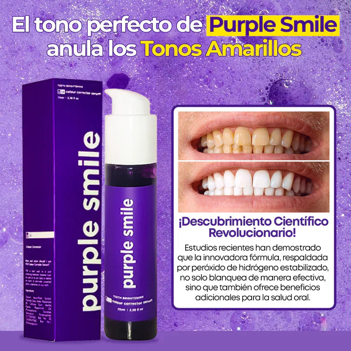 PURPLE SMILE SERUM CORRECTOR DE COLOR  DENTAL V34