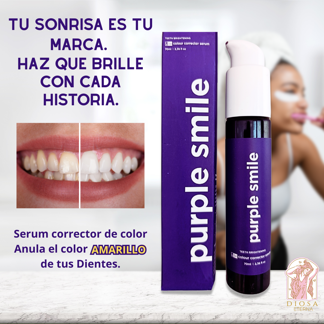 PURPLE SMILE SERUM CORRECTOR DE COLOR  DENTAL V34