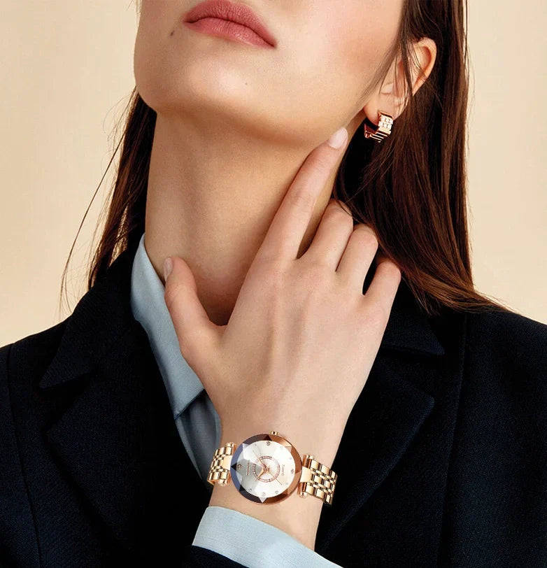 Reloj Suizo de Cuarzo Diamond™ + Collar de Regalo