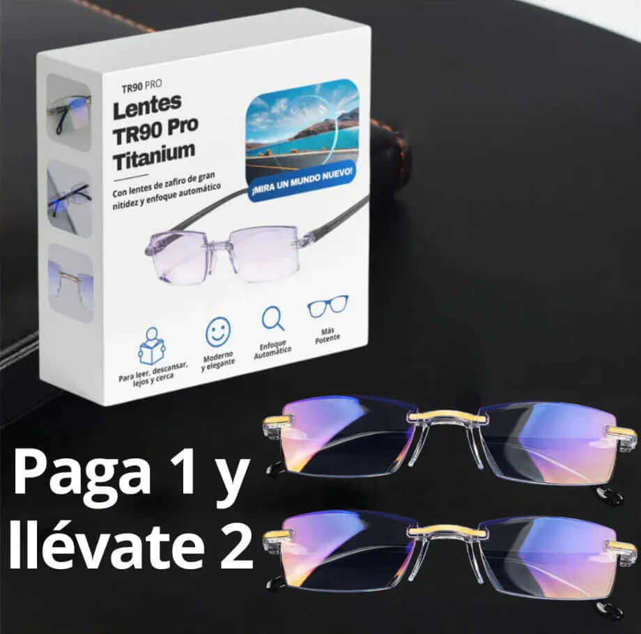 Gafas Inteligentes TR90 Titanium Pro - ¡PAGUE 1 Y LLEVE 2 SOLO HOY! 🔥